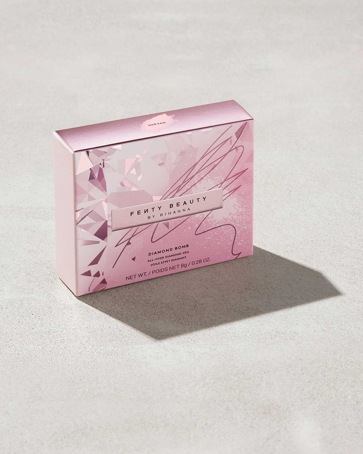 Diamond Veil: Rosé Rave Luxe Bomb