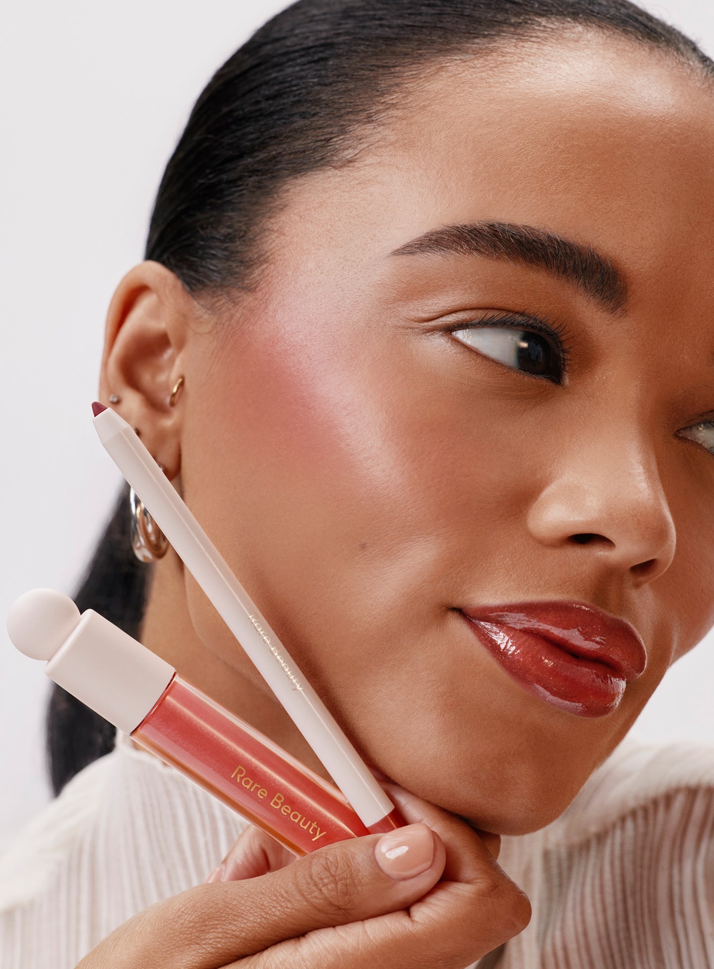 Luminous Lip Duo: Velvet Pencil & Glassy Gloss