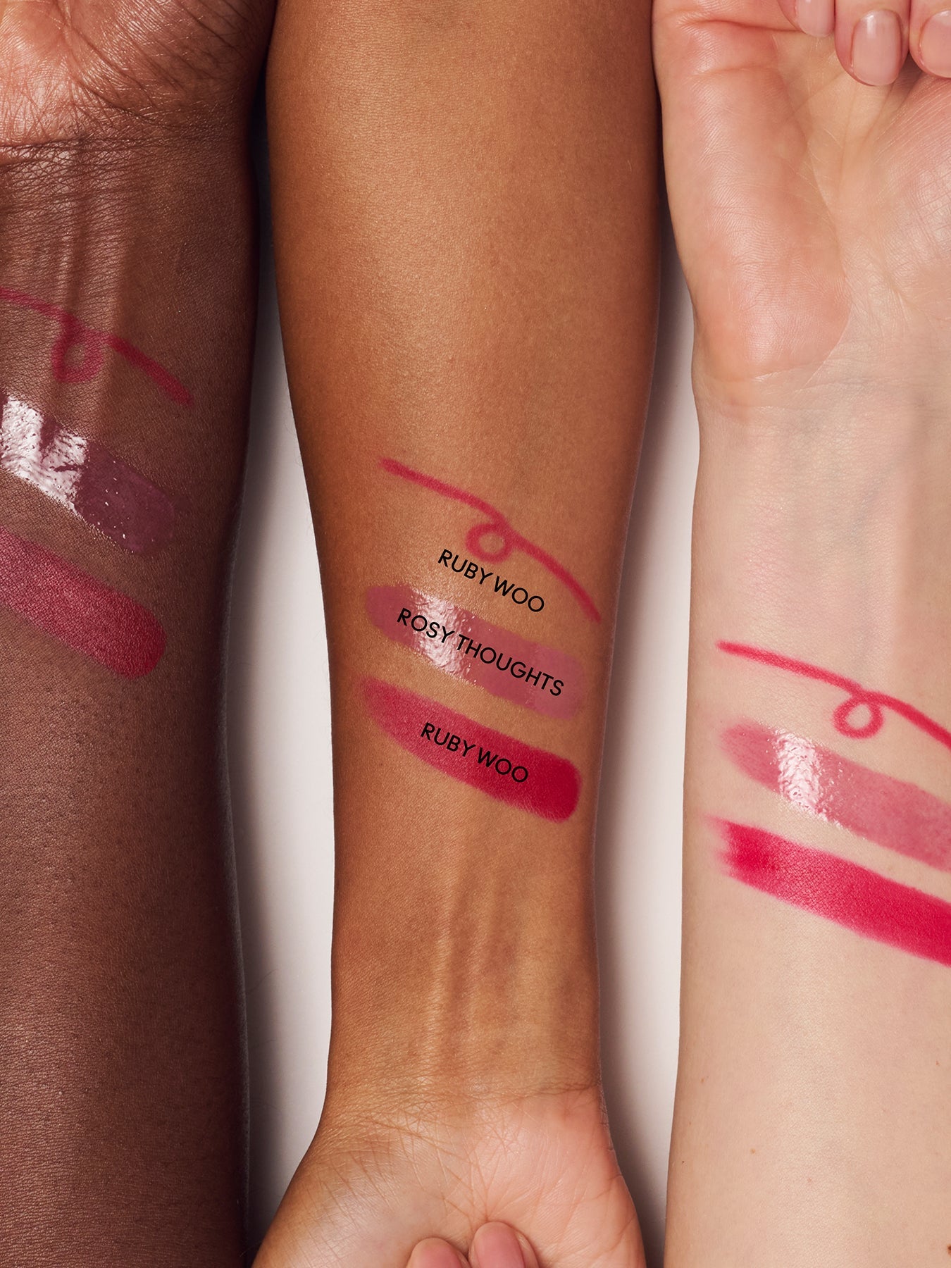 Rouge Éclat: Trio de Lábios Vermelhos