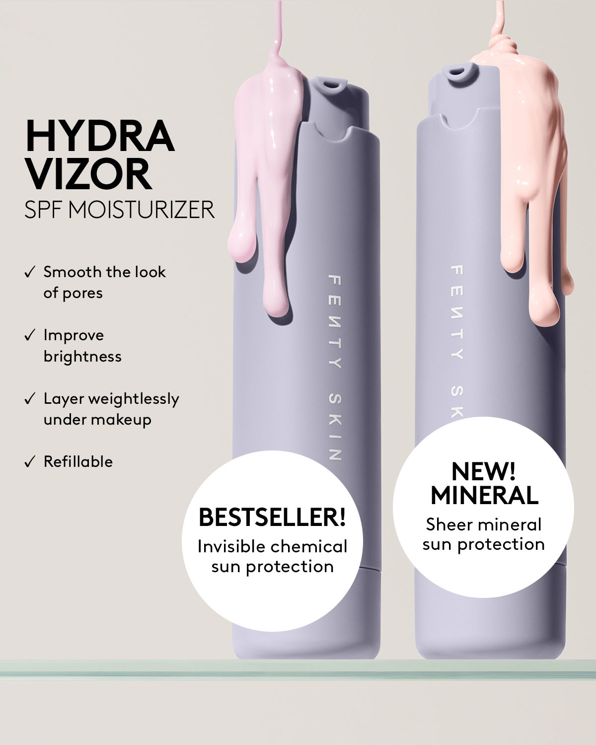 Hydra Vizor Mini: Mineral Broad Spectrum SPF 30 Hydrating Sunscreen