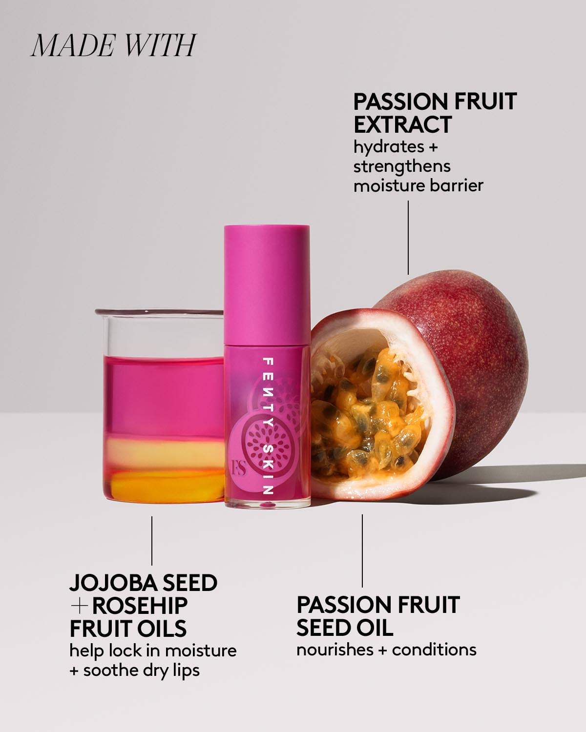 Fenty Treatz Luxe Lip Oil - Passionfruit Infusion